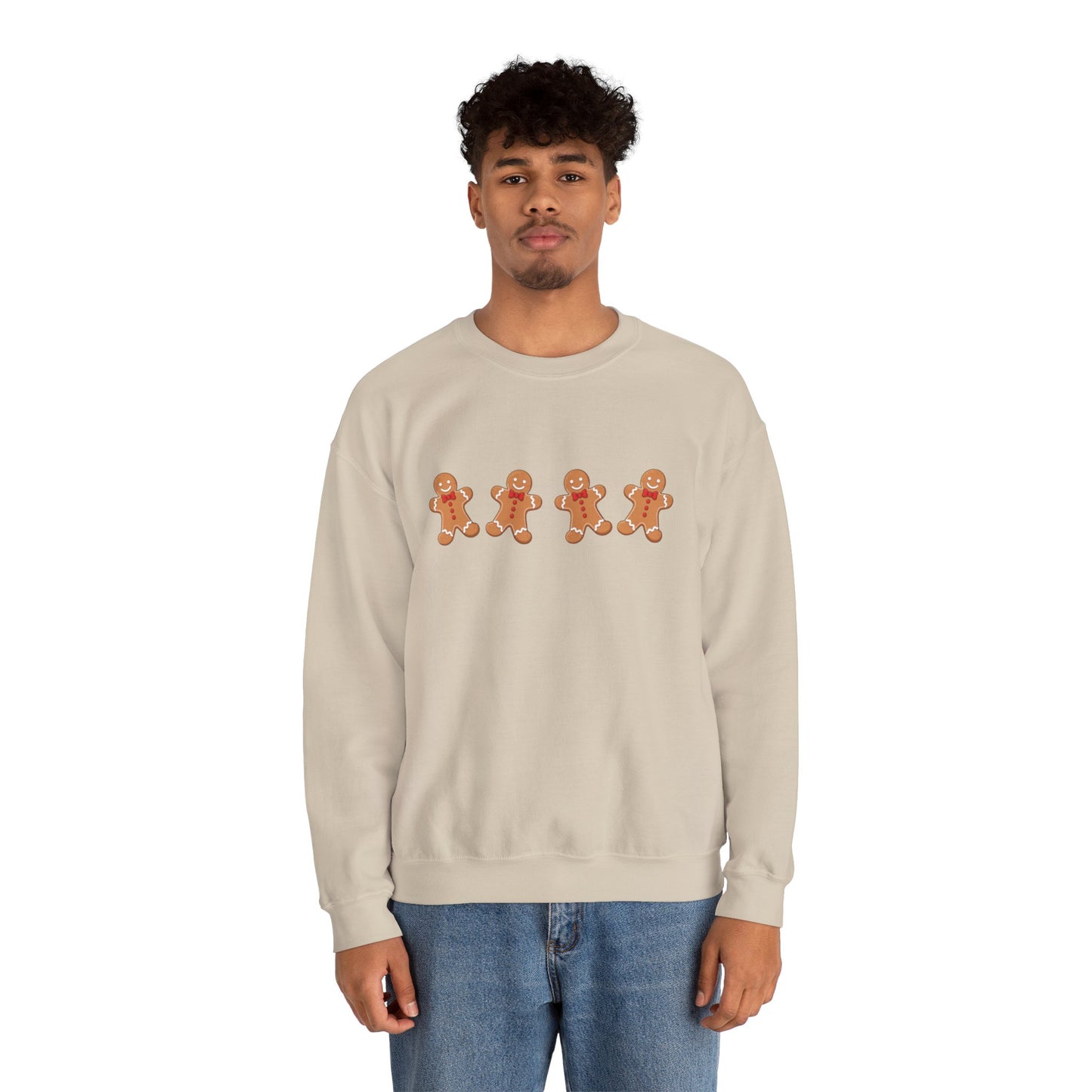 Unisex Cozy Gingerbread Man Sweatshirt