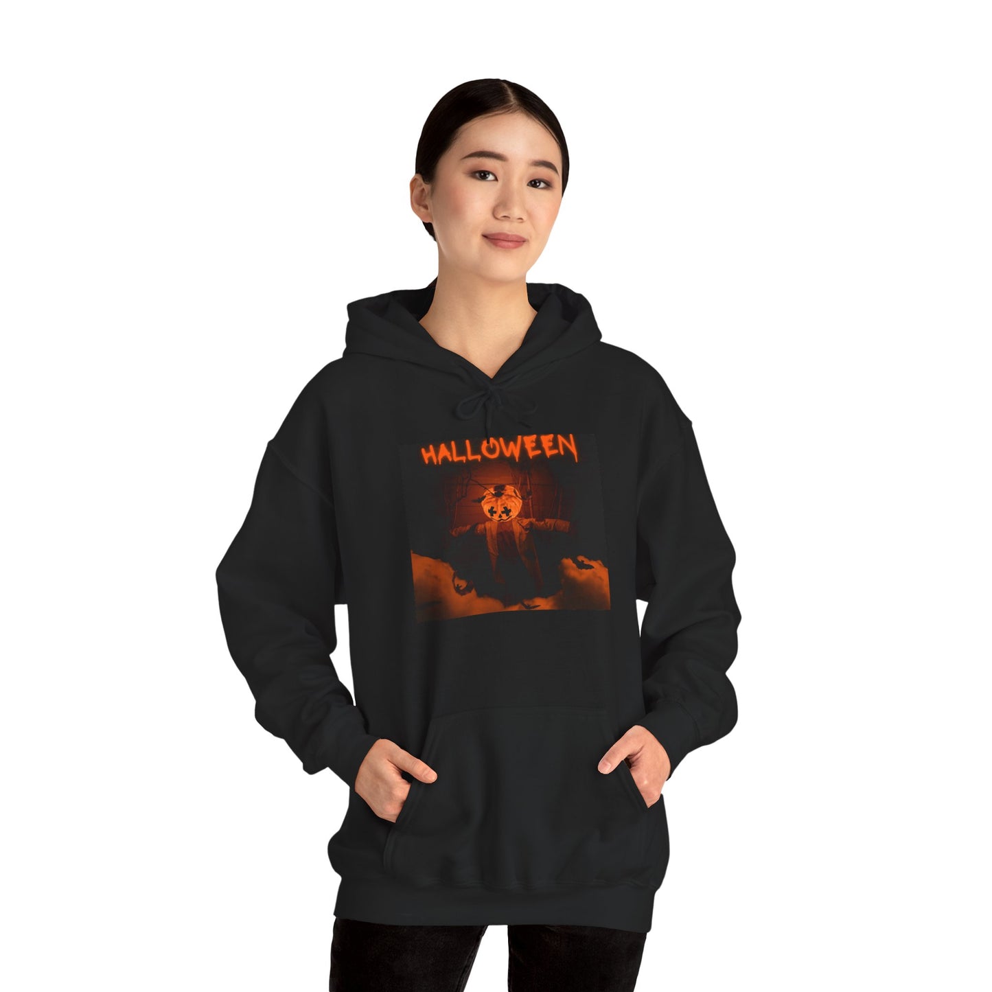 Midnight Mood Hoodie – Unisex Cozy Fit (Black)