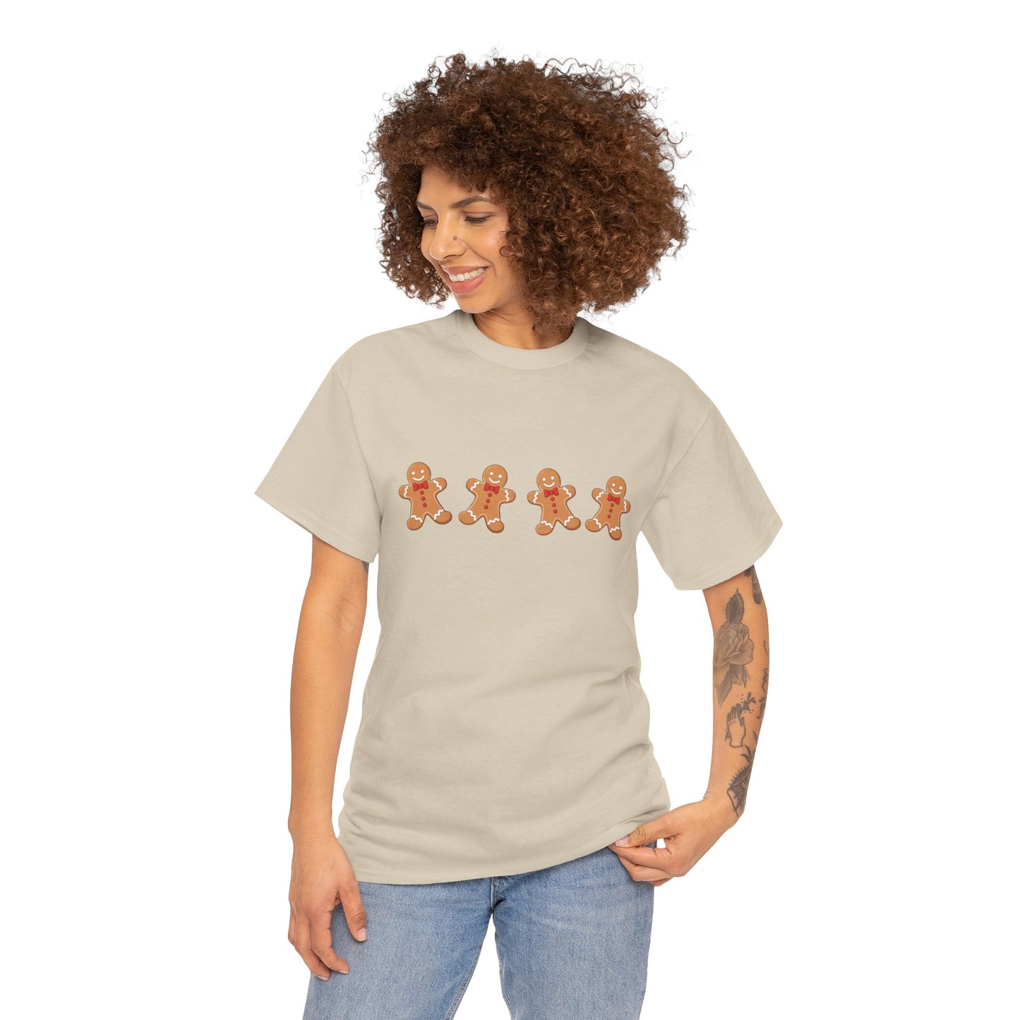 Unisex Cozy Gingerbread Man T-Shirt