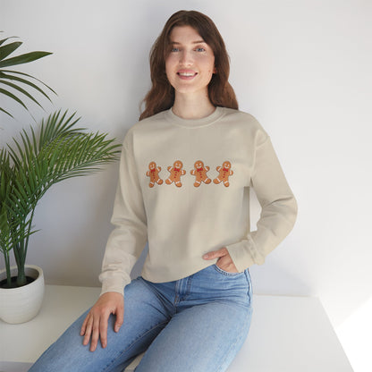 Unisex Cozy Gingerbread Man Sweatshirt