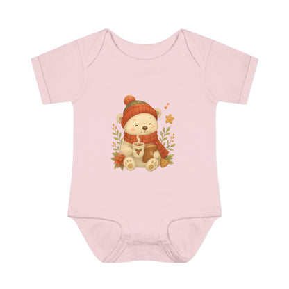 Unisex Cozy Bear Baby Bodysuit