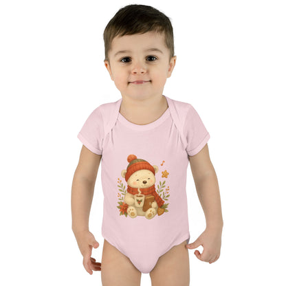 Unisex Cozy Bear Baby Bodysuit