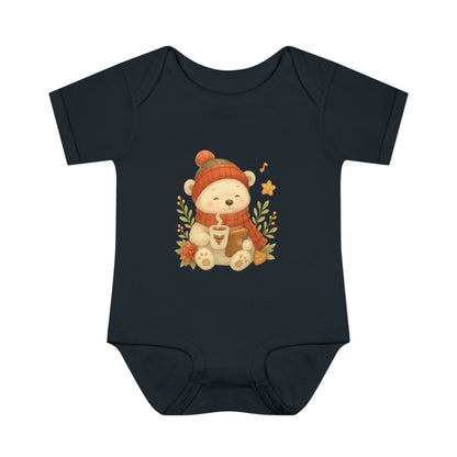 Unisex Cozy Bear Baby Bodysuit
