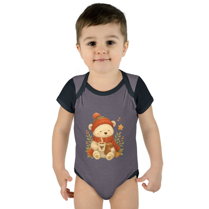 Unisex Cozy Bear Baby Bodysuit