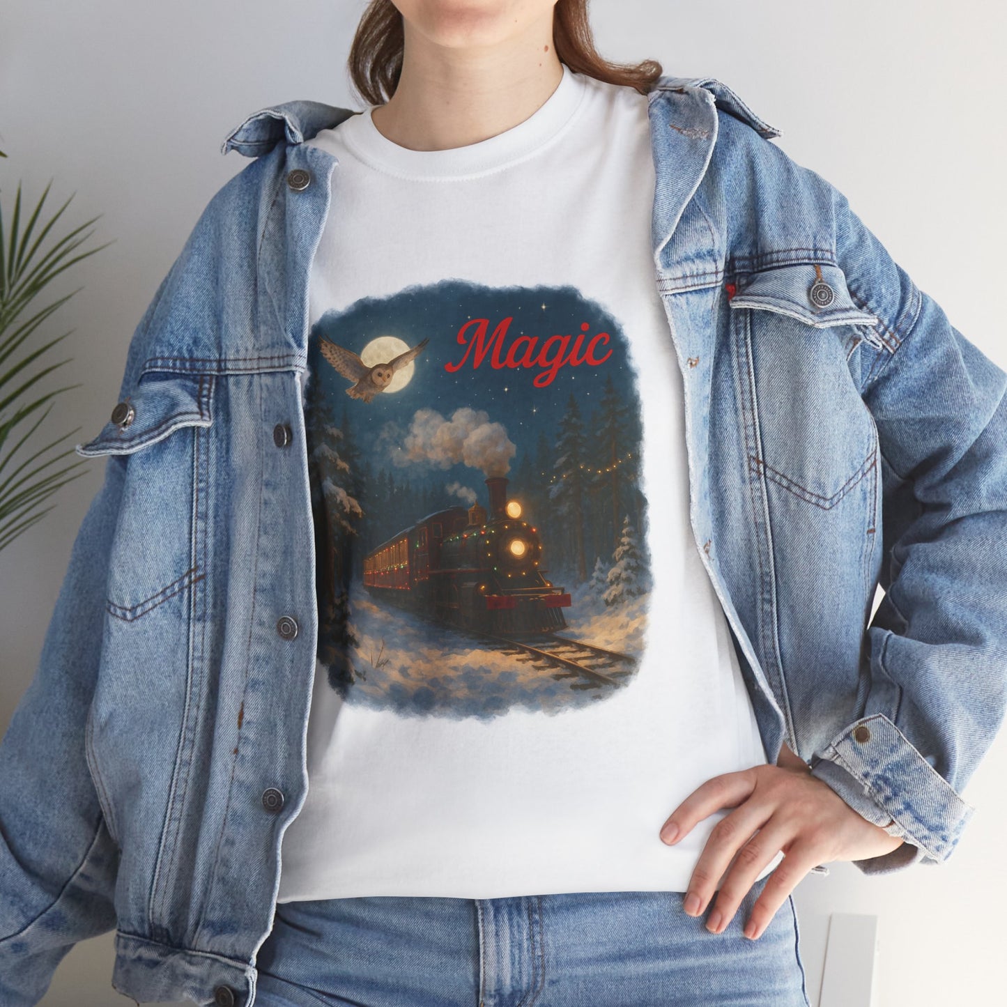 Unisex Cozy Magic Train T-Shirt
