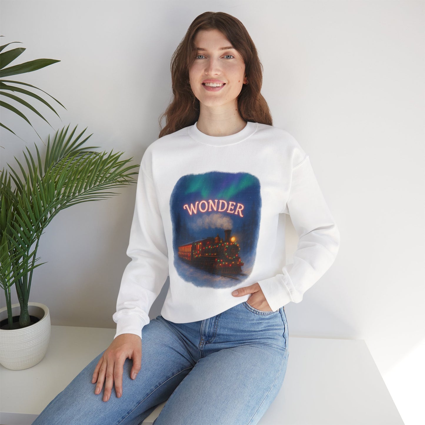 Unisex Cozy Wonder Train Sweatshirt