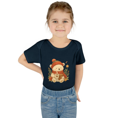 Unisex Cozy Bear Baby Bodysuit